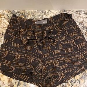 Myne Ashley Ann Silk Printed Shorts